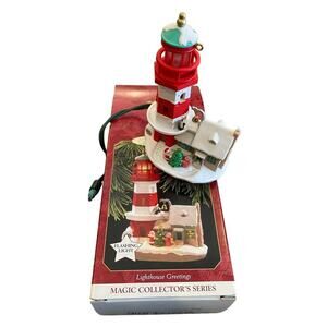 Hallmark Ornament Lighthouse Greetings Magic Collector's Series 1997